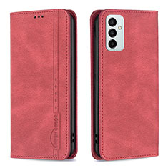 Coque Portefeuille Livre Cuir Etui Clapet B15F pour Samsung Galaxy F23 5G Rouge