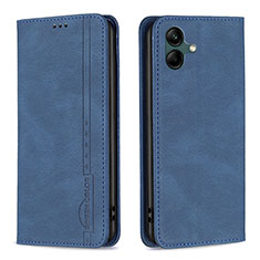 Coque Portefeuille Livre Cuir Etui Clapet B15F pour Samsung Galaxy M04 Bleu