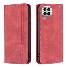 Coque Portefeuille Livre Cuir Etui Clapet B15F pour Samsung Galaxy M33 5G Rouge