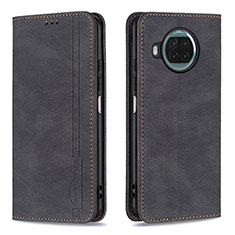 Coque Portefeuille Livre Cuir Etui Clapet B15F pour Xiaomi Mi 10i 5G Noir