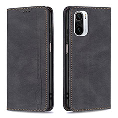 Coque Portefeuille Livre Cuir Etui Clapet B15F pour Xiaomi Mi 11i 5G Noir