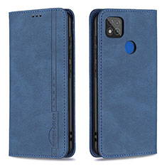 Coque Portefeuille Livre Cuir Etui Clapet B15F pour Xiaomi POCO C31 Bleu