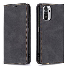 Coque Portefeuille Livre Cuir Etui Clapet B15F pour Xiaomi Poco M5S Noir