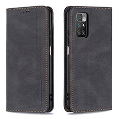 Coque Portefeuille Livre Cuir Etui Clapet B15F pour Xiaomi Redmi 10 (2022) Noir