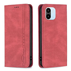 Coque Portefeuille Livre Cuir Etui Clapet B15F pour Xiaomi Redmi A2 Plus Rouge