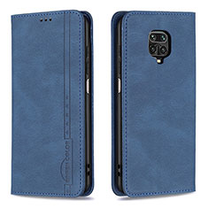 Coque Portefeuille Livre Cuir Etui Clapet B15F pour Xiaomi Redmi Note 9S Bleu