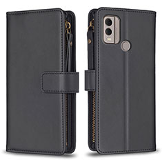 Coque Portefeuille Livre Cuir Etui Clapet B16F pour Nokia C22 Noir