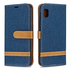 Coque Portefeuille Livre Cuir Etui Clapet B16F pour Samsung Galaxy A10e Bleu Royal
