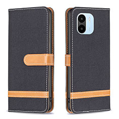 Coque Portefeuille Livre Cuir Etui Clapet B16F pour Xiaomi Poco C51 Noir