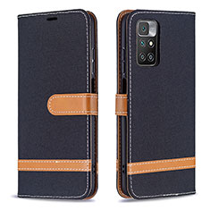 Coque Portefeuille Livre Cuir Etui Clapet B16F pour Xiaomi Redmi Note 11 4G (2021) Noir