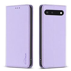 Coque Portefeuille Livre Cuir Etui Clapet B17F pour Google Pixel 7 5G Violet Clair