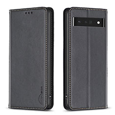 Coque Portefeuille Livre Cuir Etui Clapet B17F pour Google Pixel 7 Pro 5G Noir