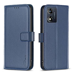 Coque Portefeuille Livre Cuir Etui Clapet B17F pour Motorola Moto E13 Bleu