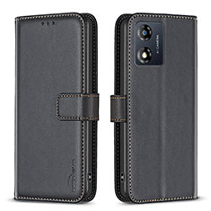 Coque Portefeuille Livre Cuir Etui Clapet B17F pour Motorola Moto E13 Noir