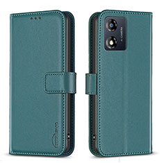 Coque Portefeuille Livre Cuir Etui Clapet B17F pour Motorola Moto E13 Vert