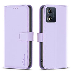 Coque Portefeuille Livre Cuir Etui Clapet B17F pour Motorola Moto E13 Violet Clair