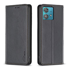 Coque Portefeuille Livre Cuir Etui Clapet B17F pour Motorola Moto Edge 40 Neo 5G Noir