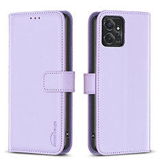 Coque Portefeuille Livre Cuir Etui Clapet B17F pour Motorola Moto G Power 5G (2023) Violet Clair