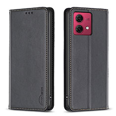 Coque Portefeuille Livre Cuir Etui Clapet B17F pour Motorola Moto G84 5G Noir