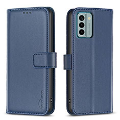 Coque Portefeuille Livre Cuir Etui Clapet B17F pour Nokia G22 Bleu