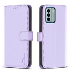 Coque Portefeuille Livre Cuir Etui Clapet B17F pour Nokia G22 Violet Clair