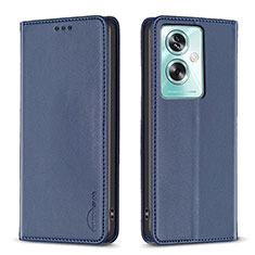 Coque Portefeuille Livre Cuir Etui Clapet B17F pour Oppo A2 5G Bleu