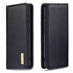 Coque Portefeuille Livre Cuir Etui Clapet B17F pour Samsung Galaxy A71 5G Noir