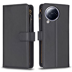 Coque Portefeuille Livre Cuir Etui Clapet B17F pour Xiaomi Civi 3 5G Noir