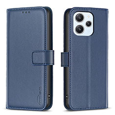 Coque Portefeuille Livre Cuir Etui Clapet B17F pour Xiaomi Redmi 12 4G Bleu