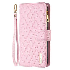 Coque Portefeuille Livre Cuir Etui Clapet B18F pour Oppo A2 5G Or Rose