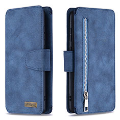 Coque Portefeuille Livre Cuir Etui Clapet B18F pour Samsung Galaxy Note 10 Lite Bleu