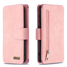 Coque Portefeuille Livre Cuir Etui Clapet B18F pour Samsung Galaxy Note 10 Lite Or Rose