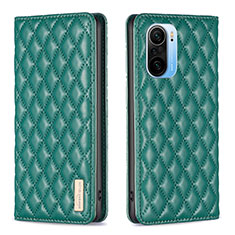 Coque Portefeuille Livre Cuir Etui Clapet B19F pour Xiaomi Mi 11X 5G Vert