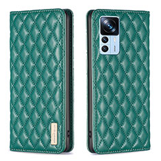 Coque Portefeuille Livre Cuir Etui Clapet B19F pour Xiaomi Mi 12T 5G Vert