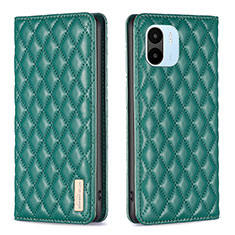 Coque Portefeuille Livre Cuir Etui Clapet B19F pour Xiaomi Poco C51 Vert