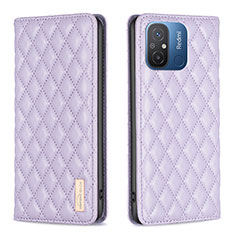 Coque Portefeuille Livre Cuir Etui Clapet B19F pour Xiaomi Redmi 11A 4G Violet