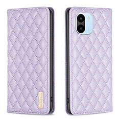 Coque Portefeuille Livre Cuir Etui Clapet B19F pour Xiaomi Redmi A1 Violet