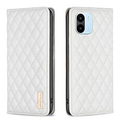 Coque Portefeuille Livre Cuir Etui Clapet B19F pour Xiaomi Redmi A2 Plus Blanc