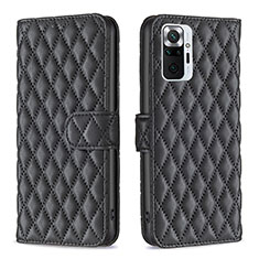 Coque Portefeuille Livre Cuir Etui Clapet B19F pour Xiaomi Redmi Note 10 Pro Max Noir