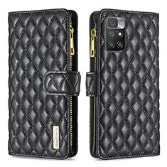 Coque Portefeuille Livre Cuir Etui Clapet B19F pour Xiaomi Redmi Note 11 4G (2021) Noir