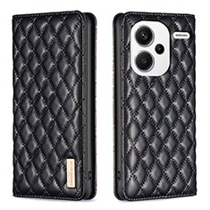 Coque Portefeuille Livre Cuir Etui Clapet B19F pour Xiaomi Redmi Note 13 Pro+ Plus 5G Noir