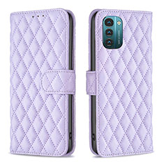 Coque Portefeuille Livre Cuir Etui Clapet B20F pour Nokia G11 Violet