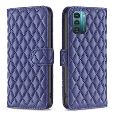 Coque Portefeuille Livre Cuir Etui Clapet B20F pour Nokia G21 Bleu