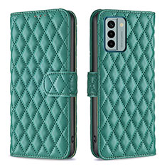 Coque Portefeuille Livre Cuir Etui Clapet B20F pour Nokia G22 Vert