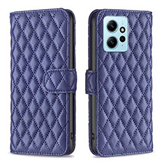 Coque Portefeuille Livre Cuir Etui Clapet B20F pour Xiaomi Redmi Note 12 4G Bleu