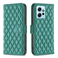 Coque Portefeuille Livre Cuir Etui Clapet B20F pour Xiaomi Redmi Note 12 4G Vert