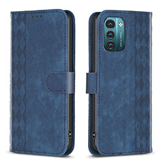 Coque Portefeuille Livre Cuir Etui Clapet B21F pour Nokia G11 Bleu