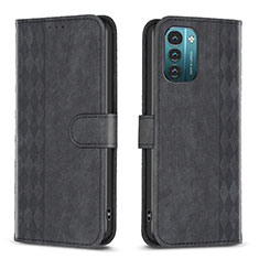 Coque Portefeuille Livre Cuir Etui Clapet B21F pour Nokia G11 Noir