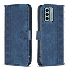 Coque Portefeuille Livre Cuir Etui Clapet B21F pour Nokia G22 Bleu