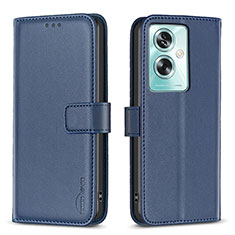 Coque Portefeuille Livre Cuir Etui Clapet B22F pour Oppo A2 5G Bleu